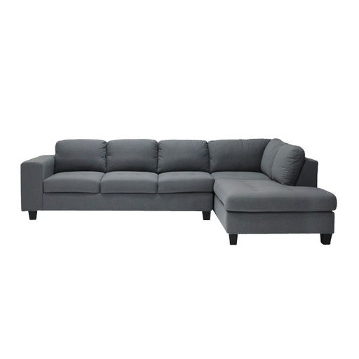 [19174874] Lola Sofa - Right Corner - Grey Fabric