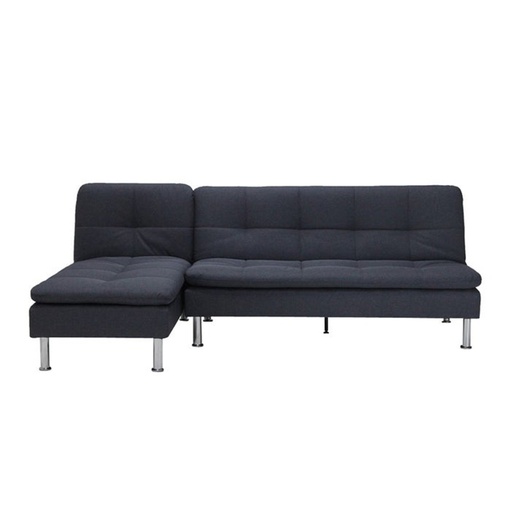 [19175923] Yono Sofa Bed Corner - Dark Blue Fabric