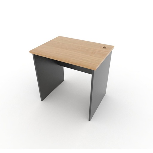 [19179844] Able Desk DK080 SDW - Black Grey/Mocha
