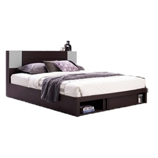 [19191910] Monteo Bed 6ft - Wenge/Denim