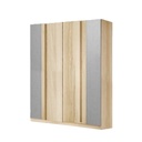 Monteo Wardrobe 160cm Wide- Lindberg Oak Denim