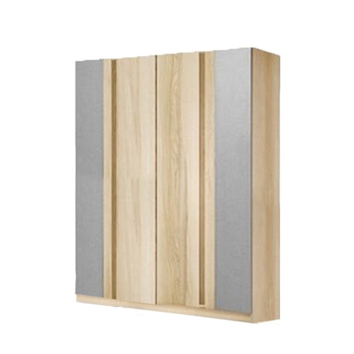 [19191921] Monteo Wardrobe 160cm Wide- Lindberg Oak Denim