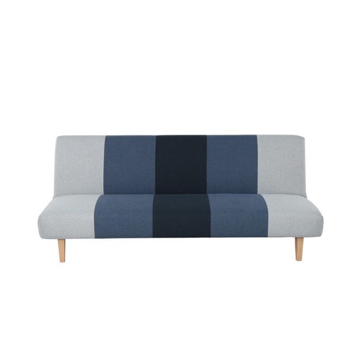 [19195087] Nifty Sofa Bed - Natural Para Wood - Grey/Blue