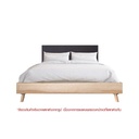 KC-Play Ibed Bed 5ft - Lindberg Oak/Grey Fabric
