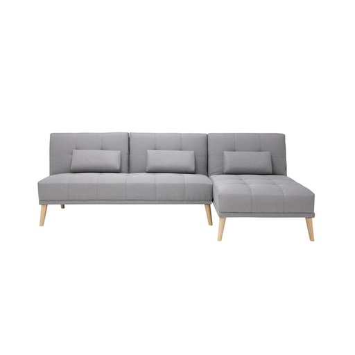 [19197597] Charter Sofa Bed - Natural Wood Legs - Grey