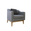 KC-Play Gracio Armchair - Grey Fabric