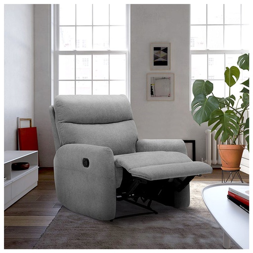 [19204328] Memello Recliner-Grey/1RE