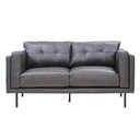 Kervyn Sofa 2Seater - Leather Dark Brown