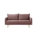 Mindcraft Sofa 3 Seater-Pink Velvet