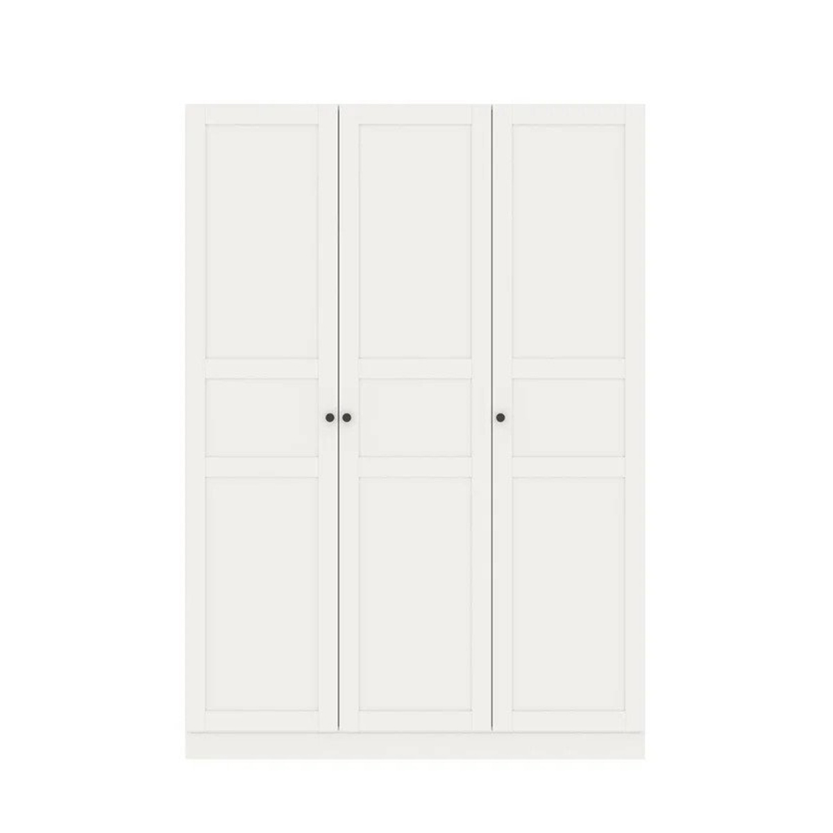 Moneta Wardrobe 134cm wide - White