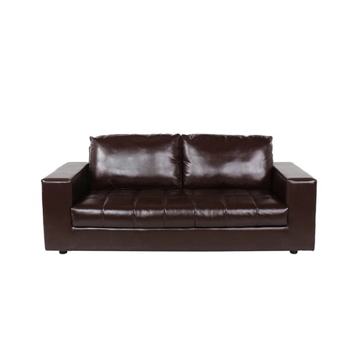 [19210616] Looms Relief Sofa 3Seater-SL Dark Brown
