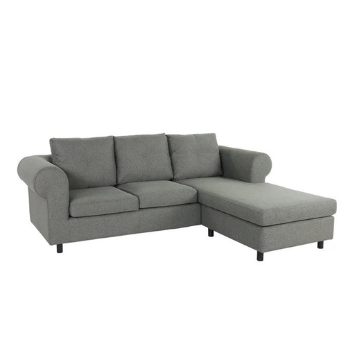 [19210618] Looms Rilee Corner Sofa-Fabric Gray