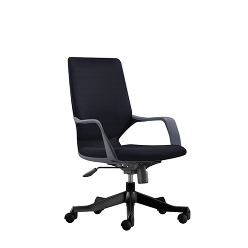 [908BSHA72N2] Merryfair Apollo Mid Back Office Chair - BL418Black