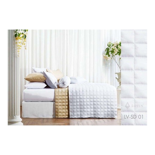 [BS3-QS-LV-SD-01] Lotus Victorian QS Fitted Bedsheet Set-3pcs - LV-SD-01