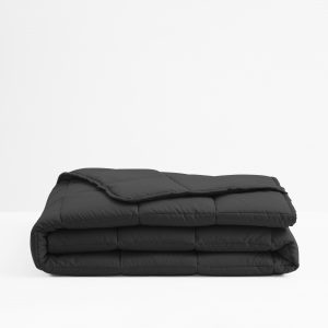 [CO-KS-AT-BL] Lotus Attitude - Comforter - Black - 90" x 100"