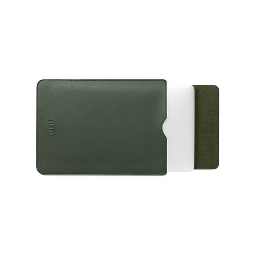 [PGDNB13"/BLAKISH GREEN] BUBM PU Laptop Sleeve Bag - PGDNB 13" - Blakish Green