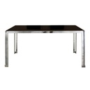 VH-Celine-160 Dining Table/Black Glass