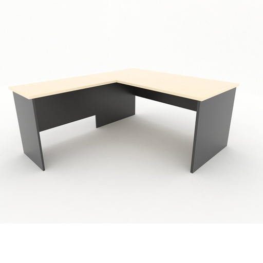 Access Office Executive Desk160cm + Left Sidereturn  100cm Wide  - Maple (0)